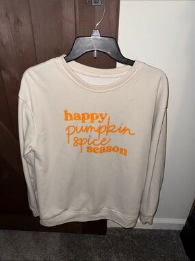 Cozy Cream 'Happy Pumpkin Spice Season' Sweatshirt